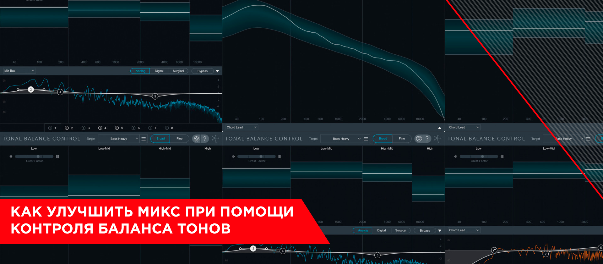Как улучшить микс при помощи контроля баланса тонов