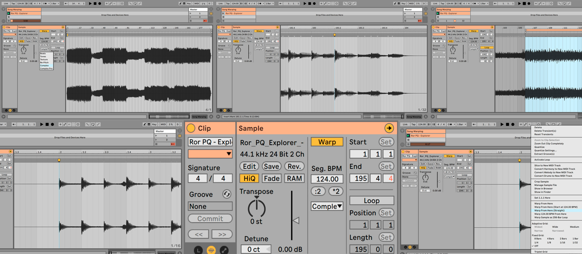Как быстро варпать треки в Ableton Live